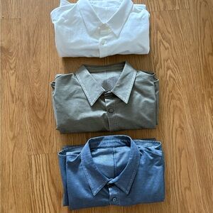 Lululemon - Commission Long Sleeve Shirts - 3x Pack - Size Large